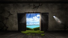 Nature door fantasy art