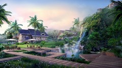 Nature Drawn Garden artwork digital art realistic