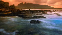 Nature dusk Hawaii Kauai kong