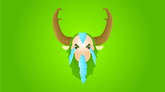 Nature ears Bears horns beard green background monkeys male fan 