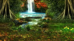 Nature Earth waterfalls