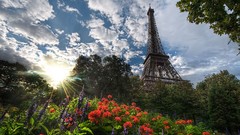Nature Eiffel Tower