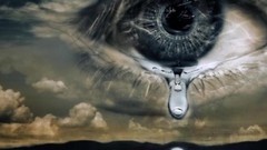 Nature eye tears Earth mother