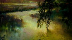 Nature fantasy art swamps