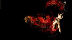 Nature fire abstract