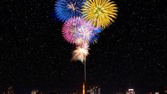 Nature fireworks multicolor