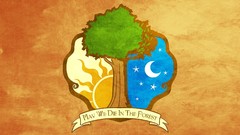 Nature forests emblems