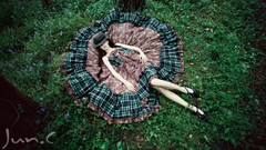 Nature forests woman