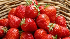 Nature fruits strawberries