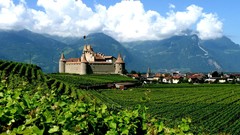 Nature Green Castles tourism Swiss aigle