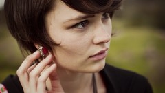 Nature Green woman models