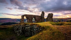 nature hdr landscape wales castle ruin ruins