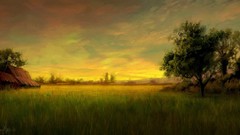 Nature horizon artwork