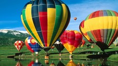 Nature hot air balloons