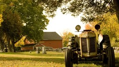 Nature houses tractors