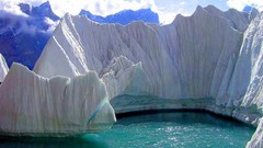 Nature icebergs artwork