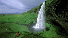 Nature iceland Seljalandsfoss Falls