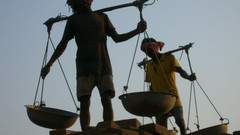 Nature India silhouettes carriers