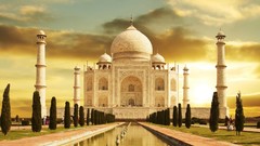 Nature India Taj Mahal mausoleum buildings agra