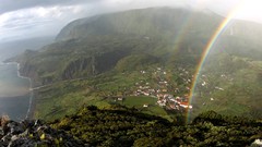 Nature Islands national geographic rainbows Azores towns