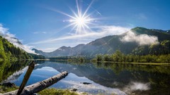 Nature lakes forests