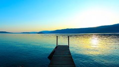 Nature lakes piers