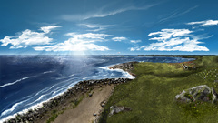 Nature landscape artwork Sea