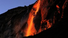 Nature light waterfalls Yosemite National Park falls