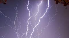 Nature Lightning storm night sky skyscapes