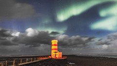 Nature lights iceland
