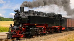 Nature locomotives trains steam engine