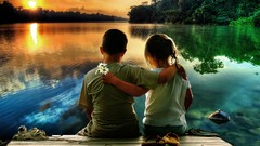 Nature love children