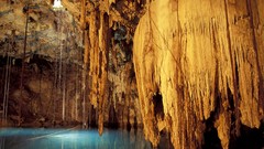 Nature Mexico underground lakes caves rock formations