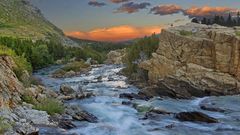 Nature Montana white rapids