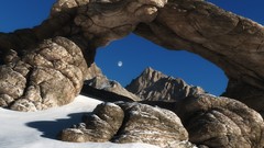 Nature moon funny rocks deserts