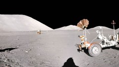 Nature moon panorama Apollo multiscreen