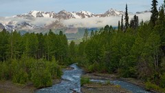 Nature Mountains Alaska Highways