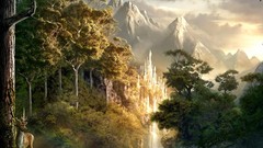 Nature Mountains artwork fantasy art
