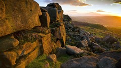 Nature Mountains cliffs rocks sunlight skies
