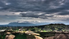 Nature Mountains clouds horizon farm skyscapes