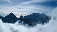 Nature Mountains clouds peaks skyscapes
