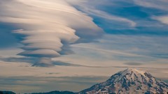 Nature Mountains clouds Washington national geographic Mount 