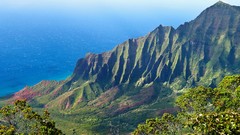 Nature Mountains coast Hawaii valleys