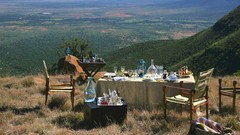 Nature Mountains family eat camping