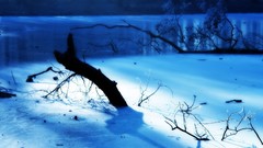 Nature Mountains Frozen Beaches