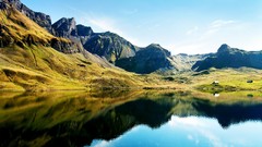 Nature Mountains lakes skies