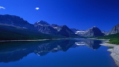 Nature Mountains panorama reflections