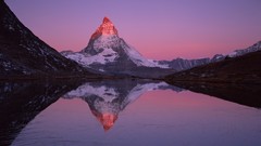 Nature Mountains pink lakes