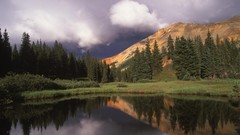 Nature Mountains red Colorado forests National