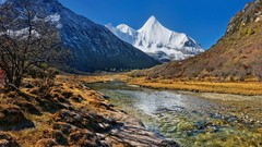 Nature Mountains rivers